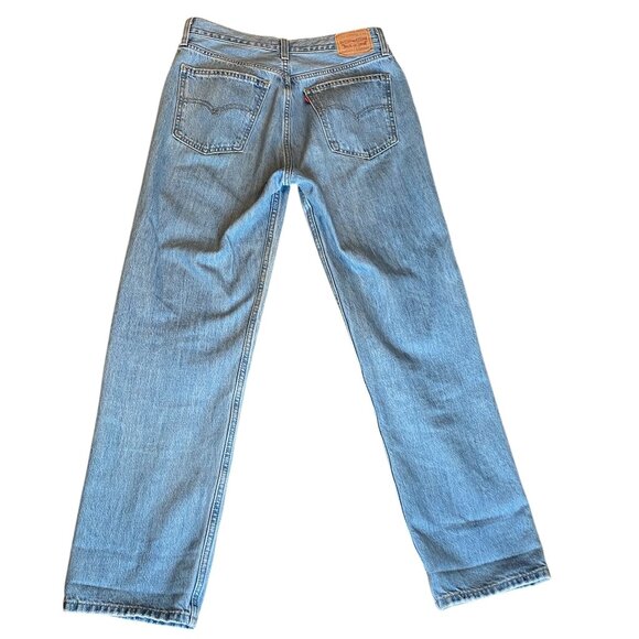 Levi's Low Pro Straight Blue Jeans 31x30 tagged sz 28 #117R - Picture 5 of 11